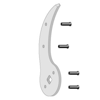 Ανταλλακτικό Αμόνι και Πριτσίνια Felco 2/4