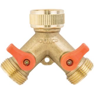 ΟΡΕΙΧΑΛΚΙΝΟ ΔΙΠΛΟ ΡΑΚΟΡ ΒΡΥΣΗΣ ΜΕ ΒΑΝΑΚΙ 3/4' BRADAS