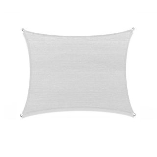 Πανί Σκίασης Τετράγωνο Γκρι με κρίκους 180gr./m²